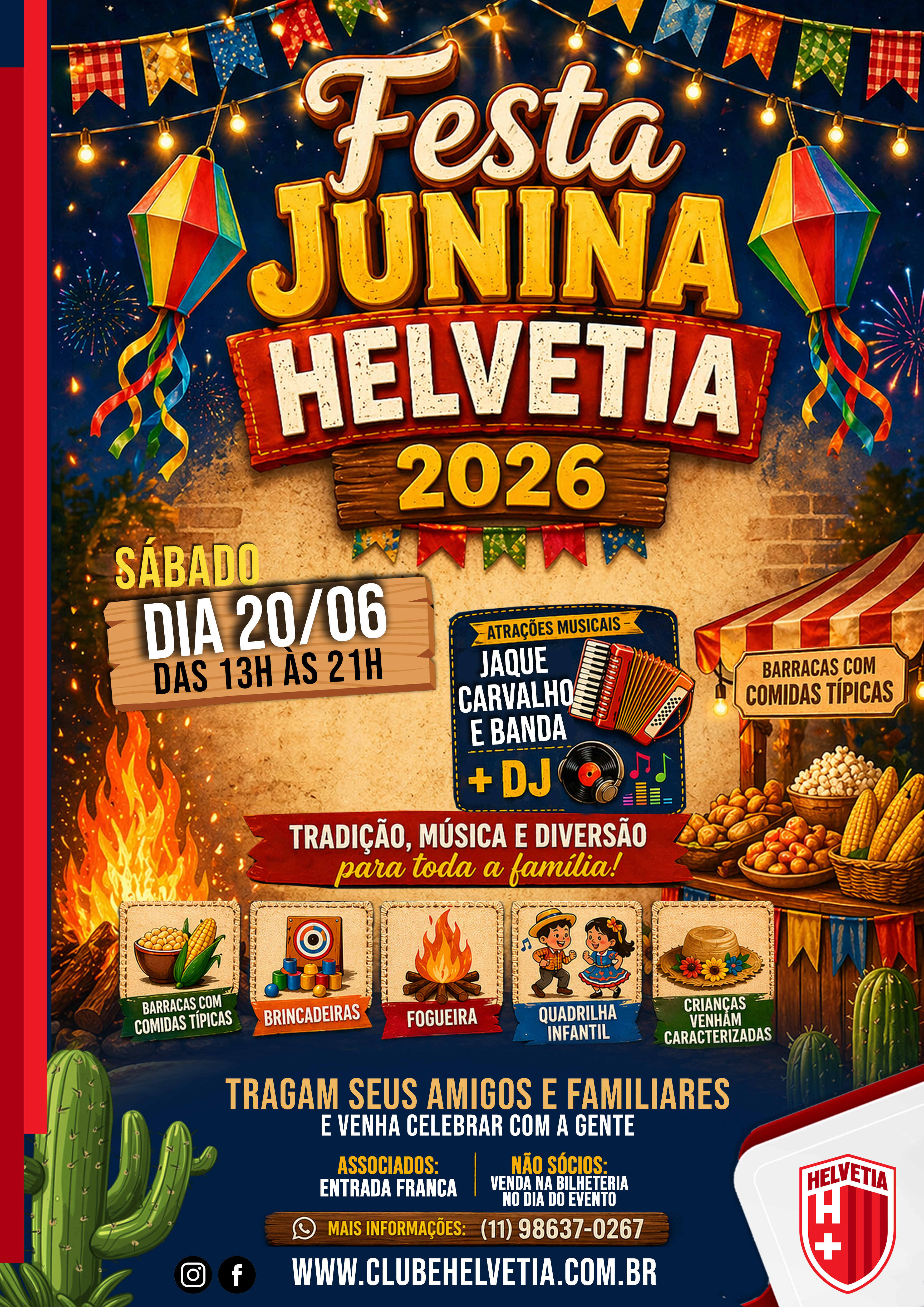 FESTA JUNINA HELVETIA 2026